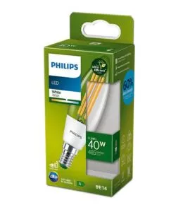 LAMPADINA LED PHILIPS OLIVA E LUSTRE 2,3W 3000K, E14